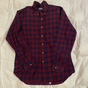 Vintage Pendleton Sir Pendleton Wool Shirt Men’s Large Red Plaid Made in USA